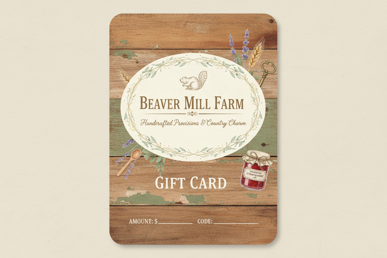 Beaver Mill Farm Gift Card - New Design