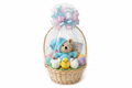 Easter Basket with Blue Teddy Bear